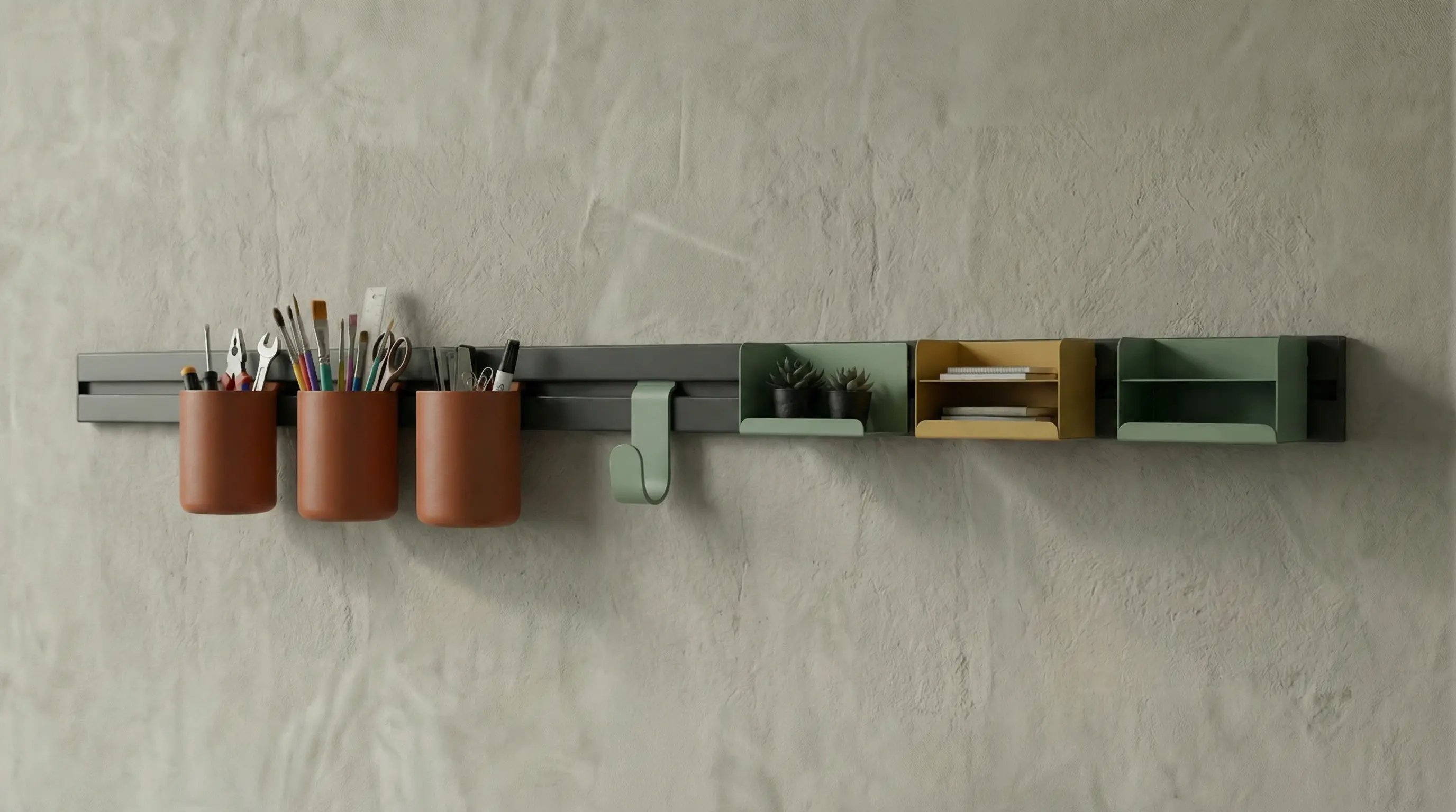 Nook Track base system with modules